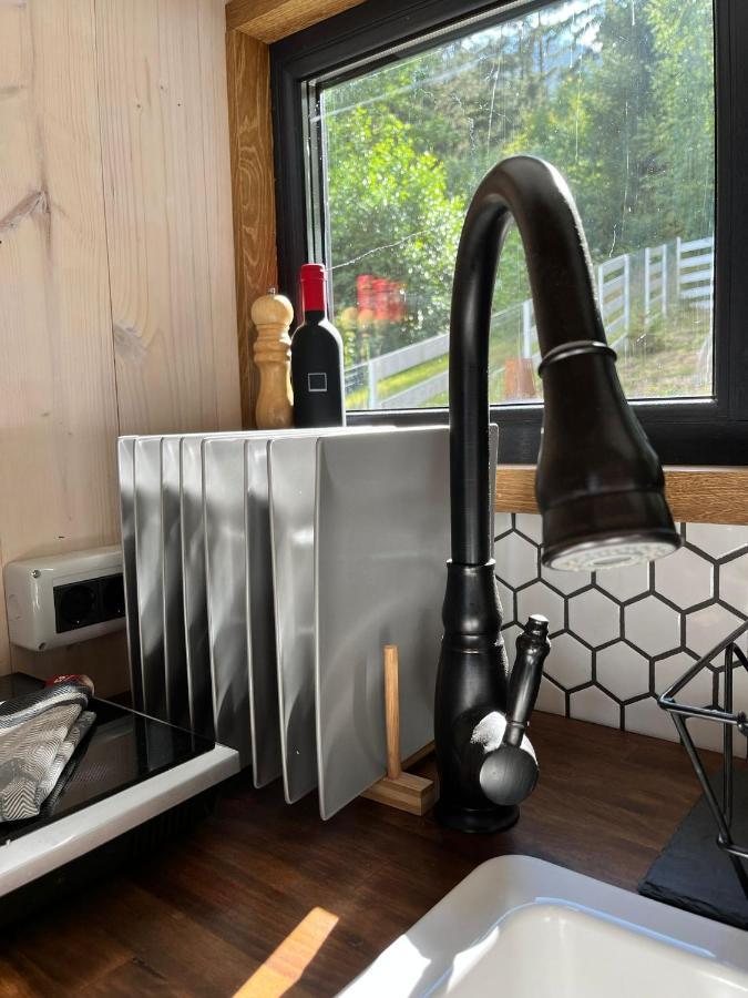 Bramble Tiny House Villa Zărneşti Exteriör bild